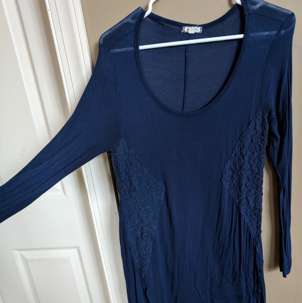 Dark blue shirt